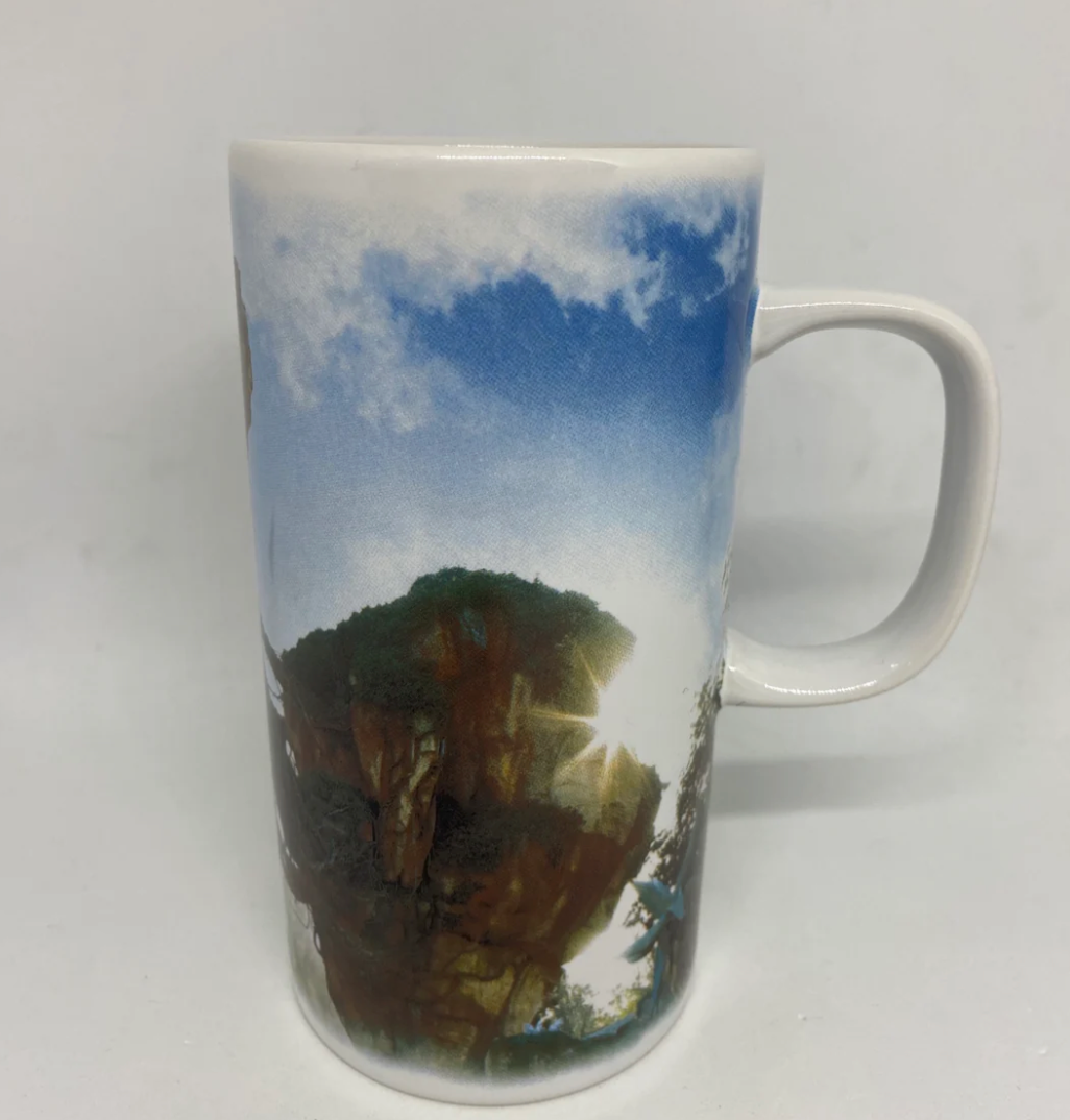 Disney Parks Pandora World of Avatar Floating Mountain Tall Latte Mug New