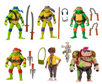Teenage Mutant Ninja Turtles Mayhem Ooze Cruisin' Action Figure Set New With Box