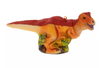 Robert Stanley Orange T-Rex Dinosaur Glass Christmas Ornament New with Tag