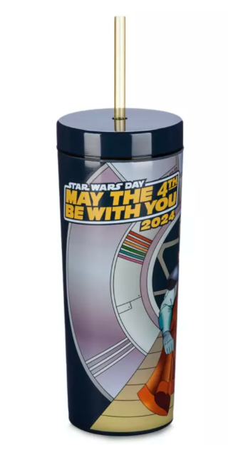 Disney Parks Star Wars May the 4th 2024 Stainless Steel Water Bottle New W Tag