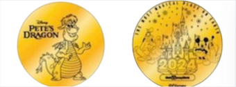 Disney Magic Island Breezeway 2024 Pete's Dragon Collectible Coin Medallion New