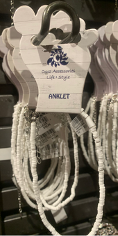 Disney Parks Pandora Avatar Way of Water Anklet Cruz Accessories New with Card