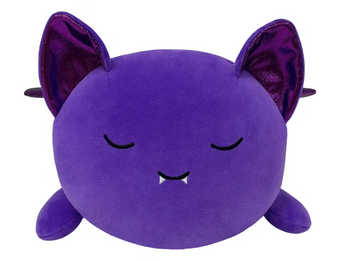 Squishmallows 8" Blas Purple Bat Weighted Sleepamallows Stuffed Animal Toy New