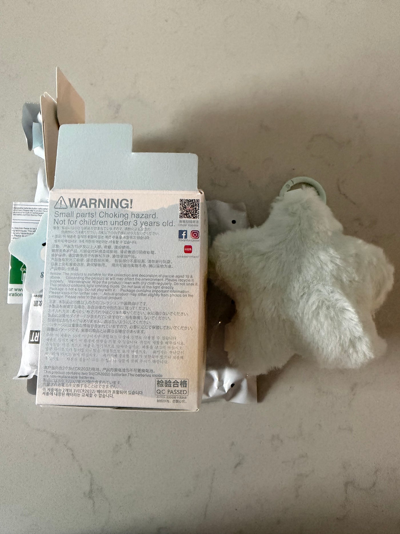 Pop Mart Labubu The Monsters Classic Sparkly Pendant Spooky Plush USA SELLER New