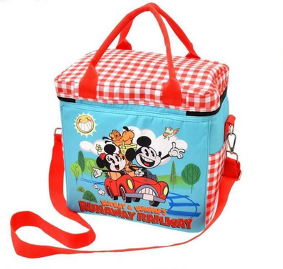 Disney Parks Mickey and Minnie Runaway Railway Picnic Soft Cooler New with Tag