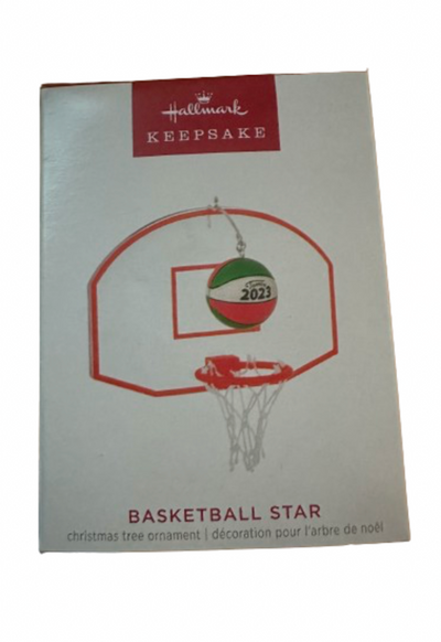 Hallmark 2023 Keepsake Basketball Star Christmas Ornament New with Box