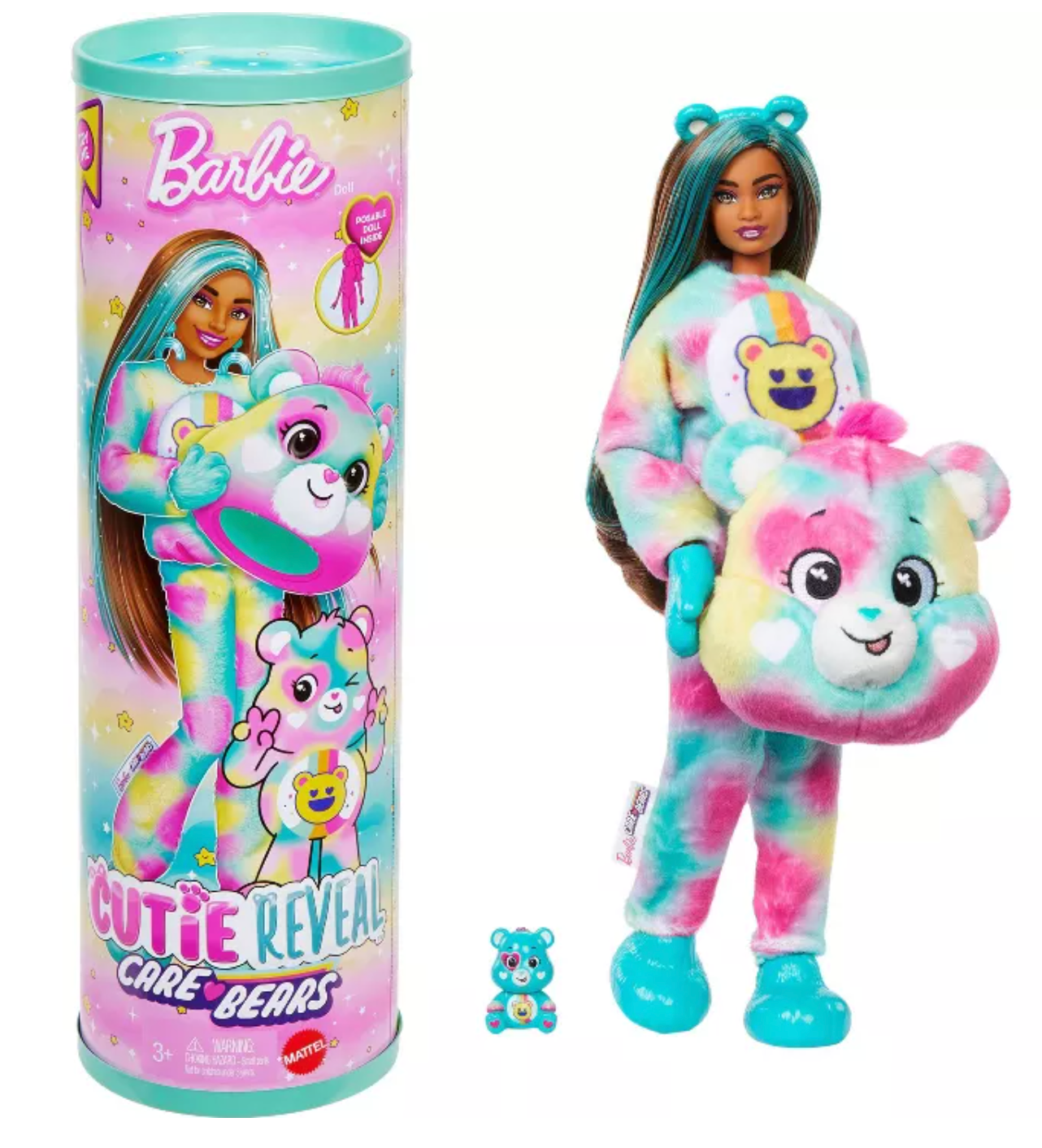 Barbie Cutie Reveal Care Bears Doll & Accessories, Series 2 New With Box