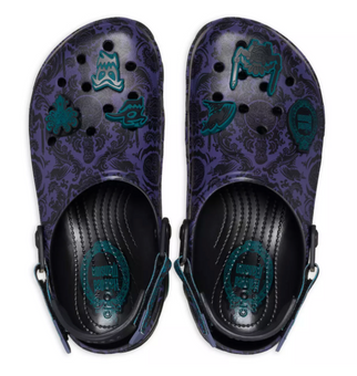 Disney Parks Halloween 2024 Haunted Mansion Wallpaper Clogs Crocs M6/W8 New Tag