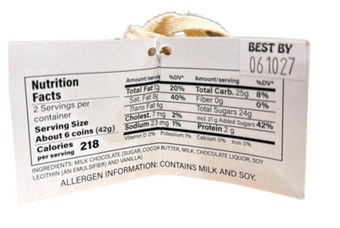 Universal Studios Harry Potter Gringotts Bank" Chocolate Coins New With Tag