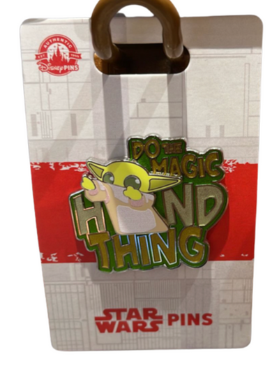 Disney Parks Star Wars Yoda the Child Do The Magic Pin New With Card