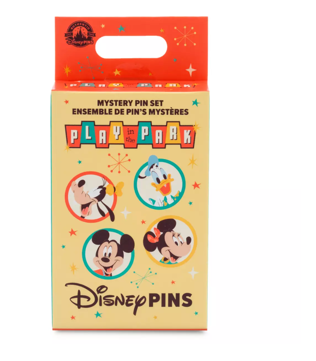 Disney Parks Play In The Park Mickey and Friends Mystery Pin Blind Pack 2Pc New