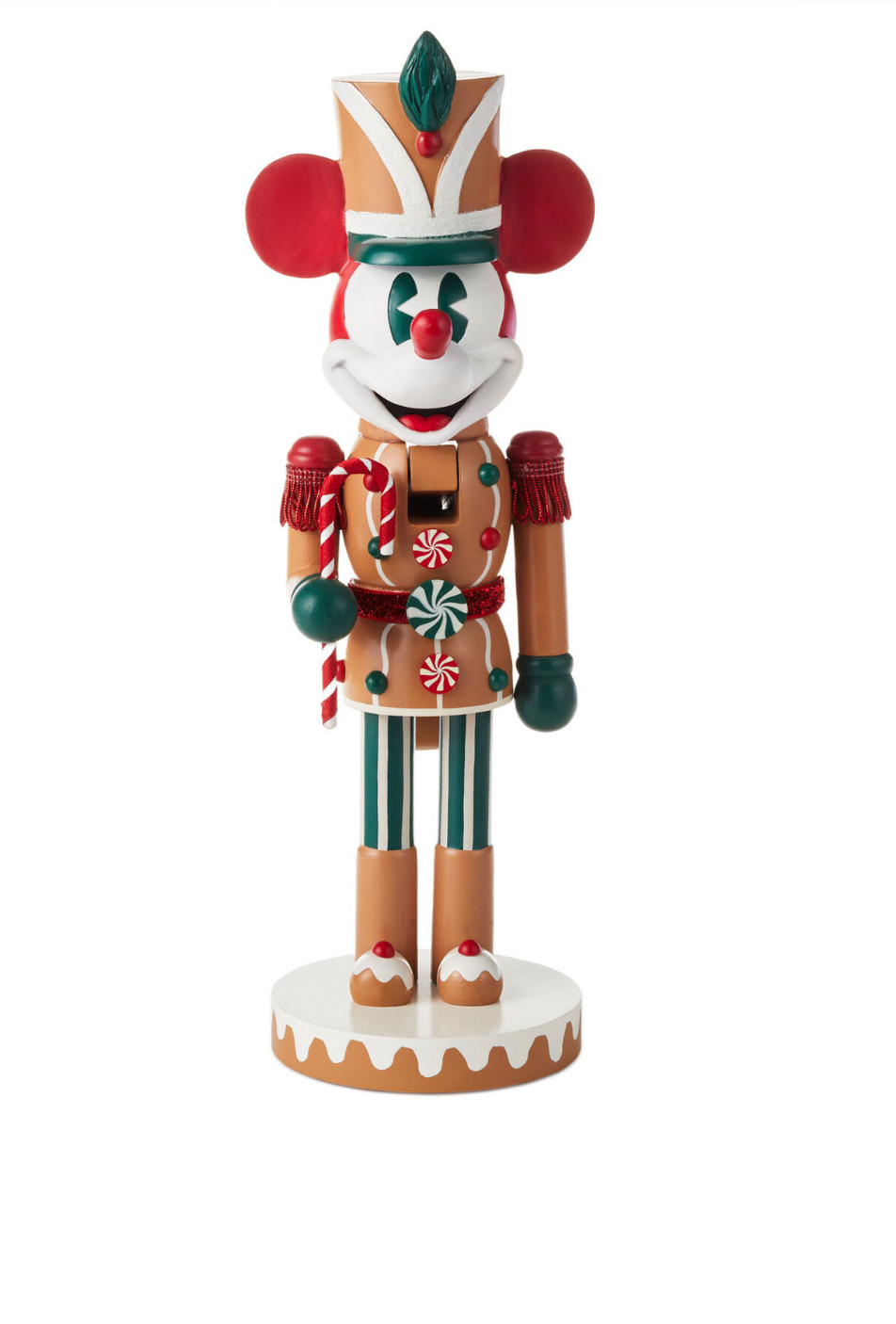 Hallmark Disney Mickey Gingerbread Nutcracker Figurine New with Box