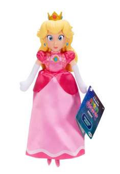 The Super Mario Galaxy Movie 9 inch Plush Figure Princess Peach New