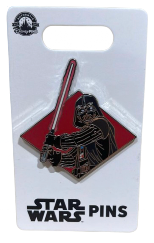 Disney Parks Star Wars Darth Vader Pin New with Card