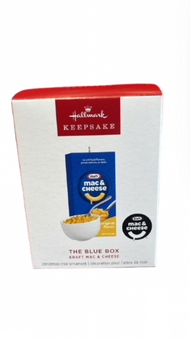 Hallmark Keepsake 2025 Kraft Mac & Cheese The Blue Box Christmas Ornament New