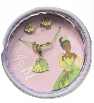 Disney Parks Princess Tiana Jewelry Set New with Tag