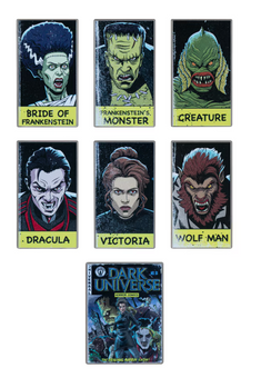 Universal Studios Dark Universe Monsters Mystery Pin Set New With Tag