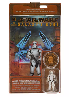 Disney Parks First Order Stormtrooper Figure Comic Coin Set Star Wars Galaxy New