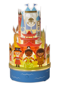 Hallmark Disney It's a Small World Rotating Lamp With Sound New With Tag