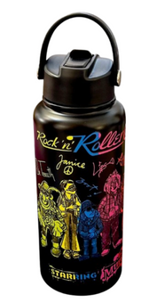 Disney Parks Rock n Roller Coaster Muppets Water Bottle Signature Band Kermit