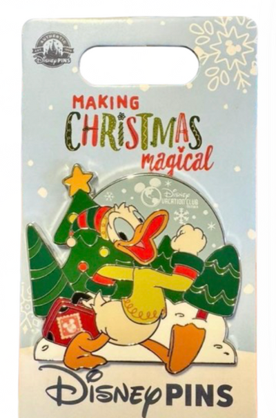 Disney Parks Making Christmas Magical Donald Duck Holiday Pin New With Card