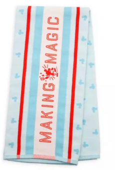 Disney Parks Mousewares Mickey Mouse Kitchen Towel Making MagicNew With Tag