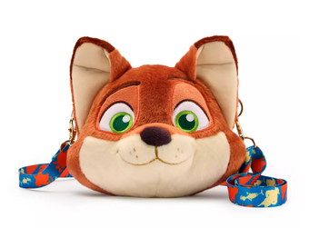 Disney Parks Nick Wilde Plush Crossbody Bag – Zootopia New With Tag