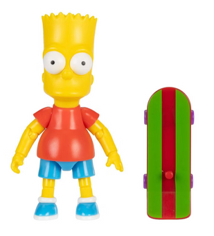 The Simpsons Bart 5" Action Figure New With Tag