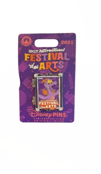 Disney 2024 Festival of Arts Figment Metal Limited Edition Pin New with Card