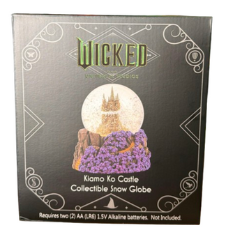Universal Studios Musical ‘Wicked’ Snow Globe Kiamo Ko Castle Collectible New