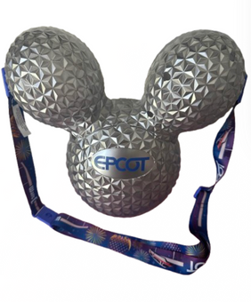 Disney Parks EPCOT Spaceship Earth Mickey Balloon Light-up Popcorn Bucket New