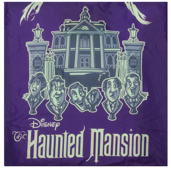 Disney Parks Halloween Tomb Sweet Tomb Haunted Mansion Packable Tote Bag New