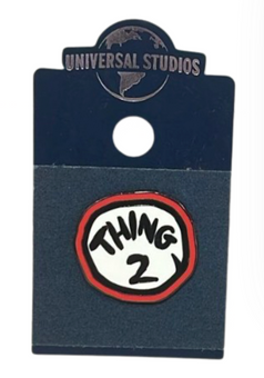 Universal Studios Thing 2 Circle Pin New With Tag