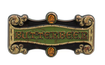Universal Studios Wizarding Harry Potter Butterbeer Logo Pin New