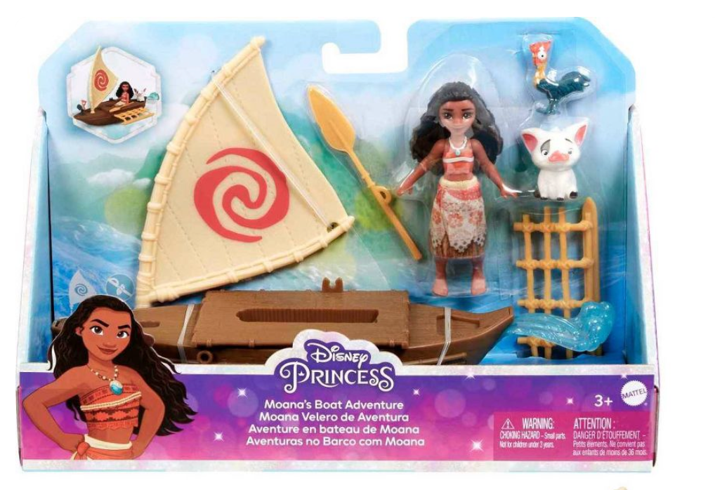 Disney Princess Moana's Boat Adventure Set Toy New with Box