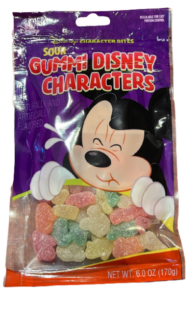 Disney Parks Sour Gummi Disney Characters 6 OZ New Sealed