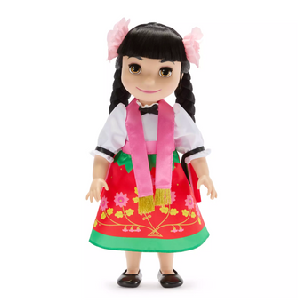 Disney Animator's Collection It's a Small World Mexico Singing Doll New with Box