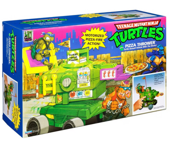Teenage Mutant Ninja Turtles Pizza Thrower Vehicle Toy New with Tag