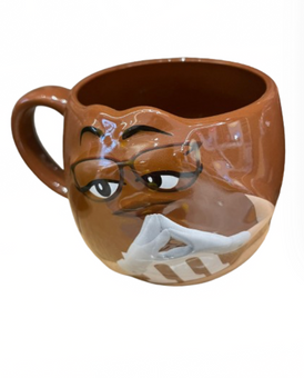 M&M's World Brown Character 3D Sculpted Coffee 18oz Mug New