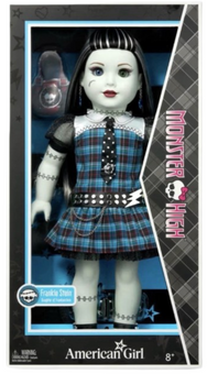American Girl Monster High Frankie Stein Limited Doll 18 inch New with Box