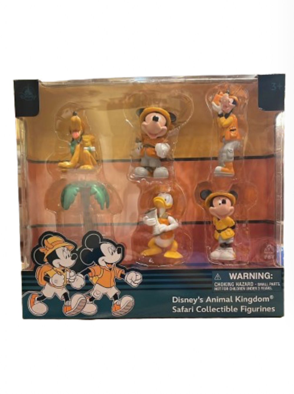 Disney Parks Mickey & Friends Safari Figure Playset Play Set New Edition New