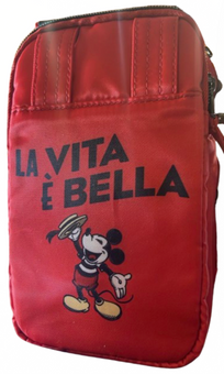 Disney Parks Epcot Italy Mickey Minnie La Vita è Bella Crossbody Bag New W Tag