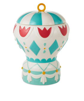 Hallmark Disney It's a Small World Hot Air Balloon Cookie Jar w Sound New w Tag
