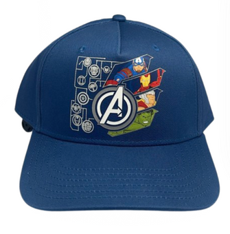 Disney Parks Marvel Avengers Blue Youth Baseball Cap Hat New with Tag