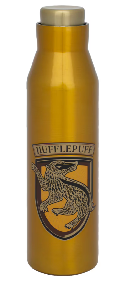 Universal Studios Harry Potter Hufflepuff Crest Travel Bottle New With Tag