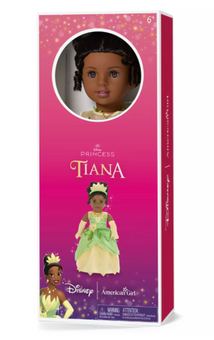 American Girl Disney Princess Tiana Doll Princess Frog – 18'' Toy New With Tag
