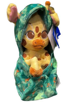 Disney Parks Babies Animal Kingdom Safari Giraffe Plush Green Blanket New W Tag