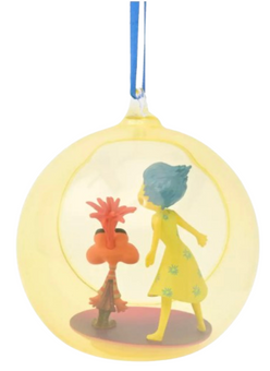 Disney Parks Joy & Anxiety Inside Out Christmas Ornament New With Tag