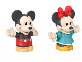 Fisher-Price Little People Disney100 Retro Reimagined Mickey Minnie Figure Pack