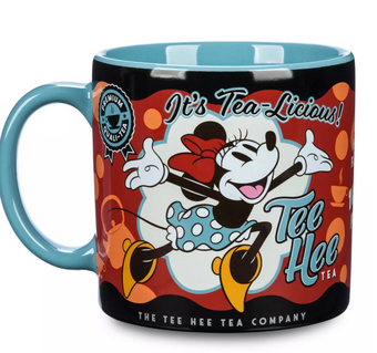 Disney Parks Minnie Mouse ''Tee Hee'' Tea Coffee Mug New With Tag